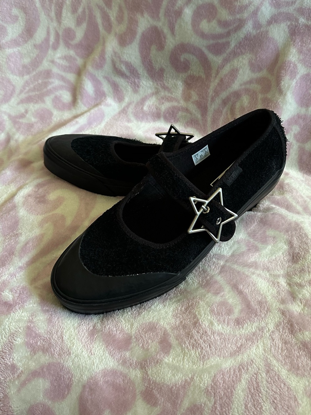 Vans Star Buckle Sueded Mary Jane’s 7.5 New